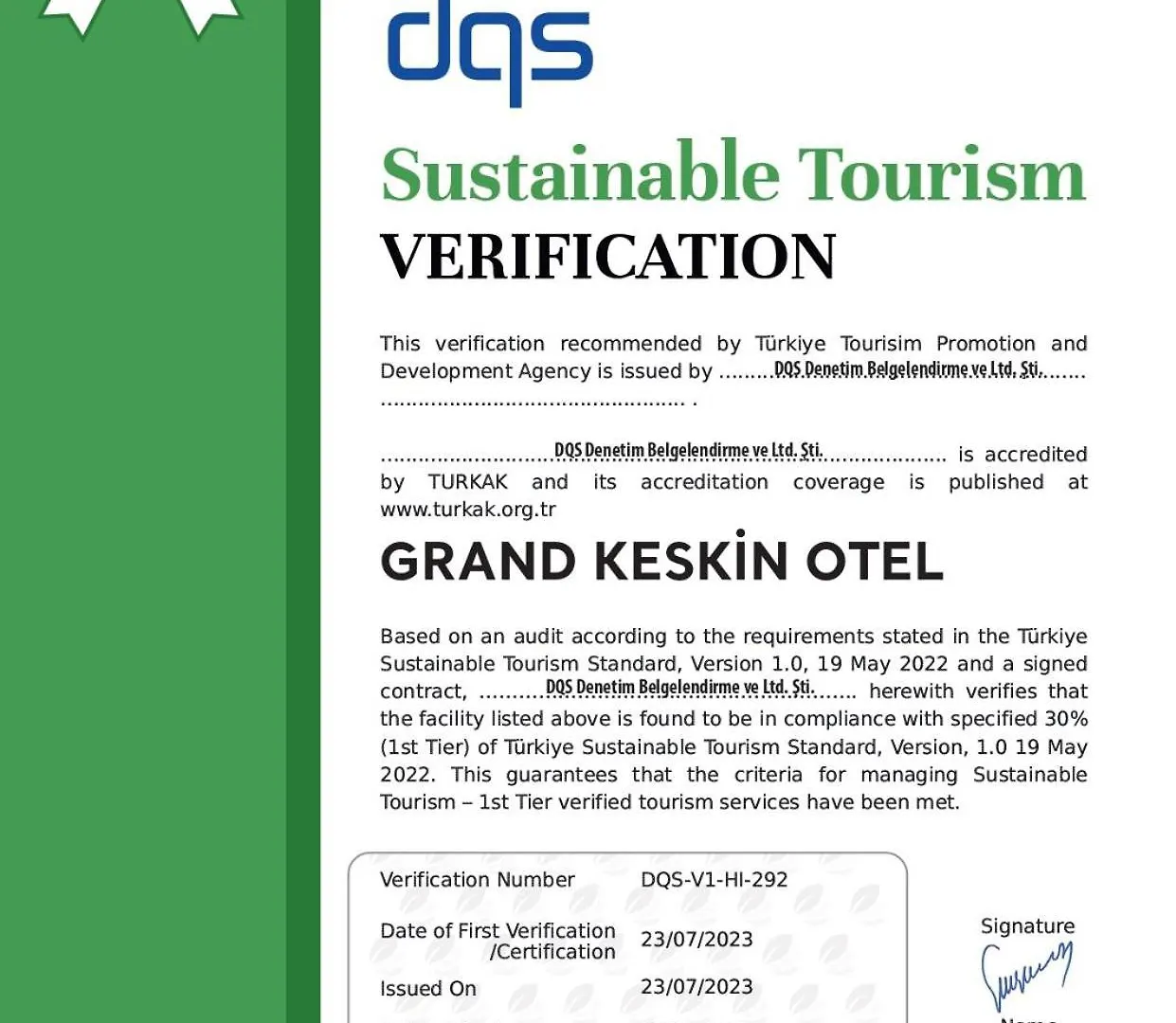 Grand Keskin Otel Denizli